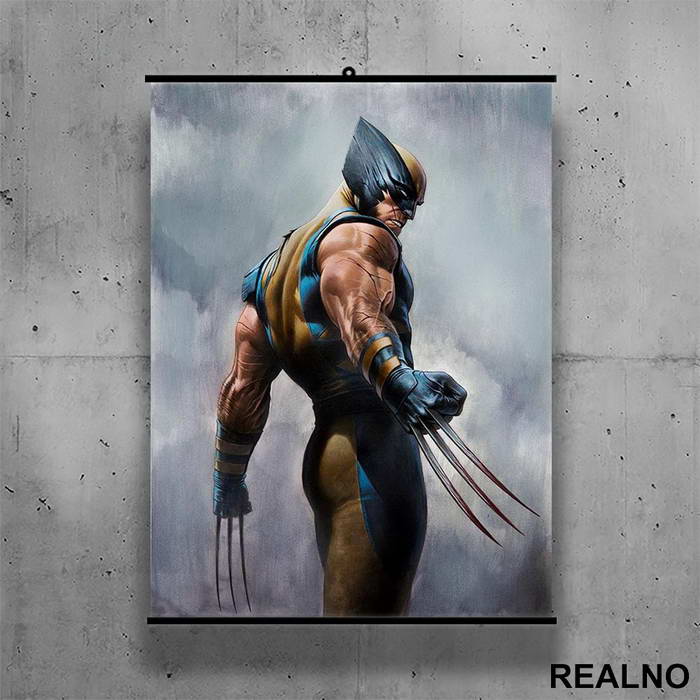 Standing - Wolverine - Poster sa nosačem