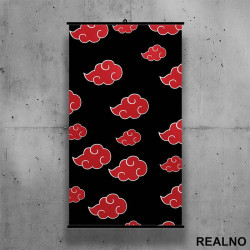 Akatsuki Clouds - Naruto - Poster sa nosačem