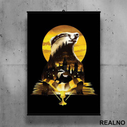 Book Of Hufflepuff - Harry Potter - Poster sa nosačem