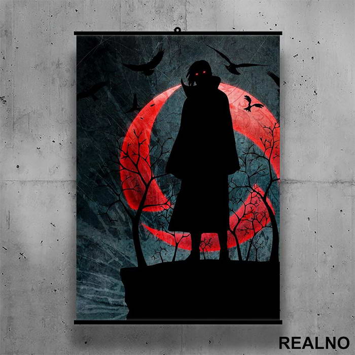 Itachi Dark - Naruto - Poster sa nosačem