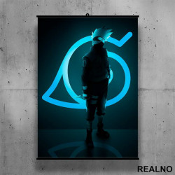 Kakashi Blue - Naruto - Poster sa nosačem