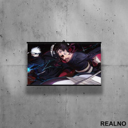 Kakashi And Obito - Naruto - Poster sa nosačem