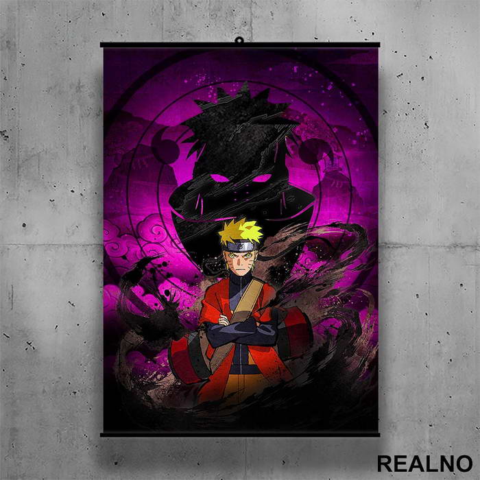 Purple - Naruto - Poster sa nosačem