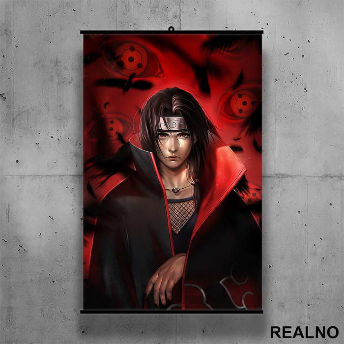Itachi - Red - Naruto - Poster sa nosačem