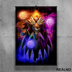 Invoker - Dota 2 - Poster sa nosačem