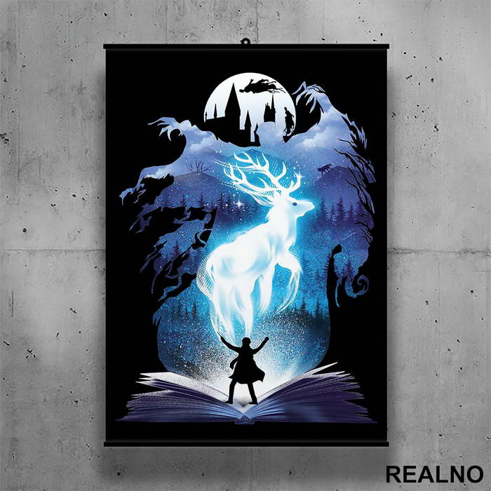 Dementor Double Exposure - Harry Potter - Poster sa nosačem