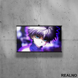 Killua Zoldyck - Hunter x Hunter - Poster sa nosačem Killua Zoldyck - Hunter x Hunter - Poster sa nosačem