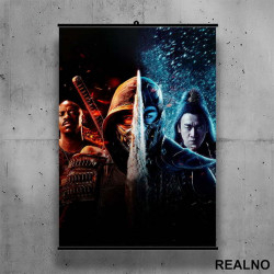 Fire And Ice - Mortal Kombat - Poster sa nosačem