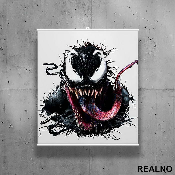 Drawing - Venom - Poster sa nosačem
