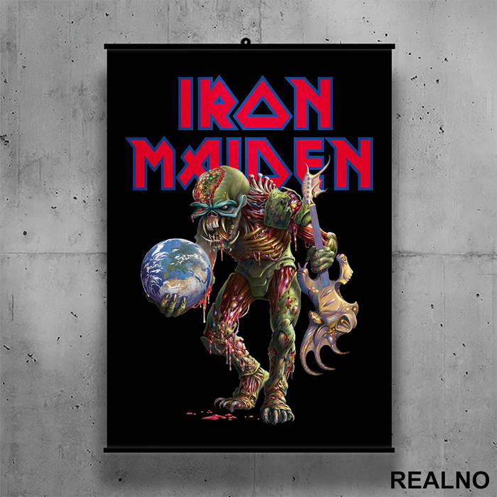 Iron Maiden - The Final Frontier - Poster sa nosačem