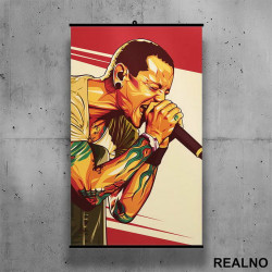 Chester Bennington - Singing - Poster sa nosačem
