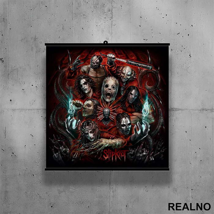 Slipknot - Red - Poster sa nosačem
