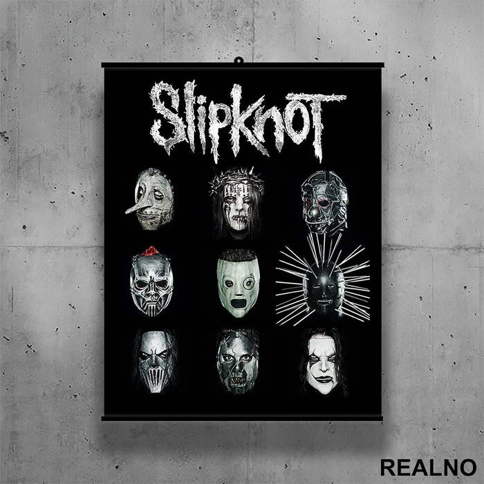 Slipknot - Black - Poster sa nosačem