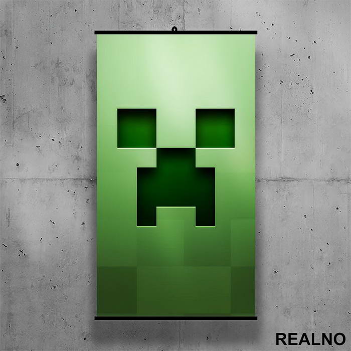 Creeper - Minecraft - Poster sa nosačem