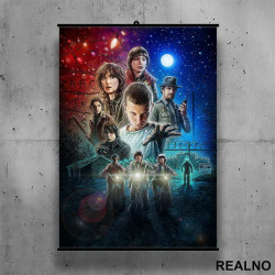 Drawing - Stranger Things - Poster sa nosačem