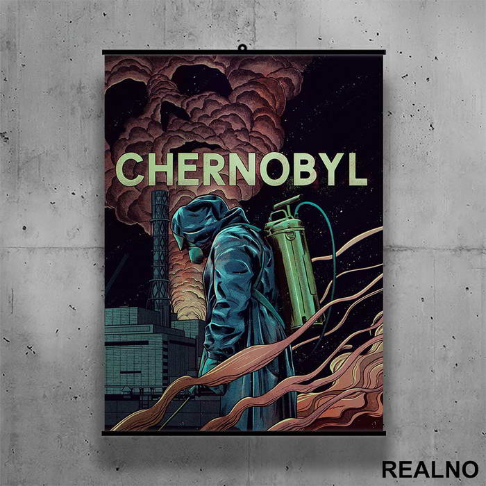 Drawing Of Liquidator - Chernobyl - Poster sa nosačem