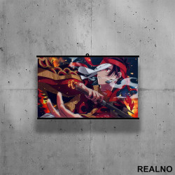Dance of the Fire God - Demon Slayer - Poster sa nosačem Dance of the Fire God - Demon Slayer - Poster sa nosačem
