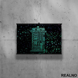 Quotes - Tardis - Doctor Who - Poster sa nosačem