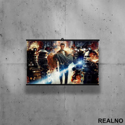 The Daleks Battle - Doctor Who - Poster sa nosačem