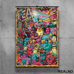 Colors - Fear and Loathing in Las Vegas - Poster sa nosačem