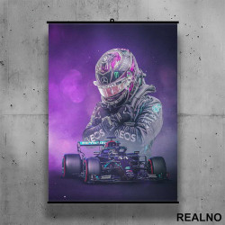 Lewis Hamilton - Formula 1 - Poster sa nosačem