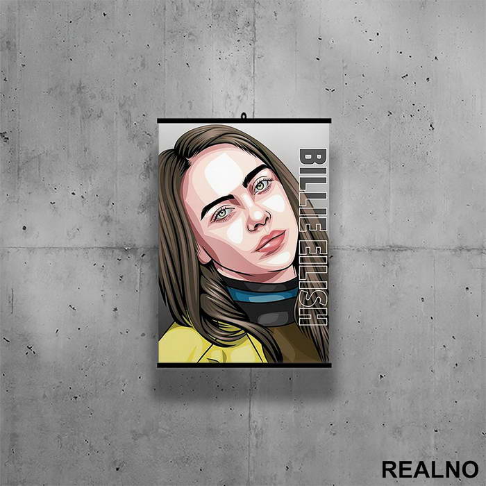 Portrait - Billie Eilish - Muzika - Poster sa nosačem