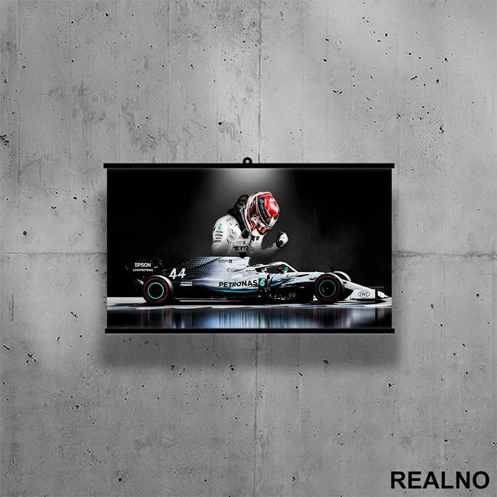 Reflection - Lewis Hamilton - Formula 1 - Poster sa nosačem