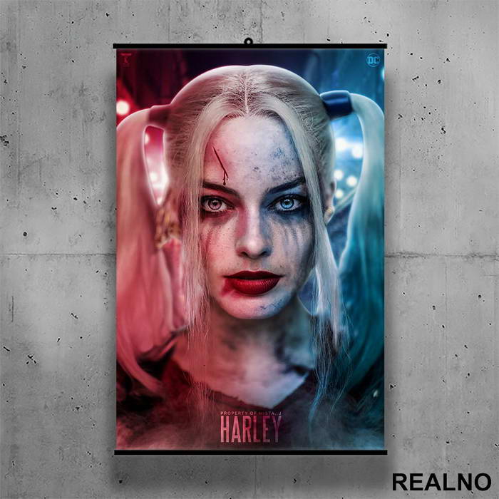 Portrait - Harley Quinn - Poster sa nosačem
