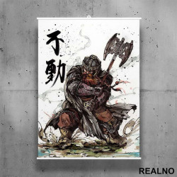Gimli Fighting - Lord Of The Rings - LOTR - Poster sa nosačem Gimli Fighting - Lord Of The Rings - LOTR - Poster sa nosačem