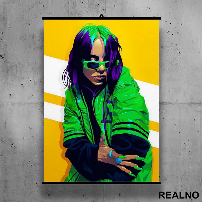 Green Jacket - Billie Eilish - Muzika - Poster sa nosačem