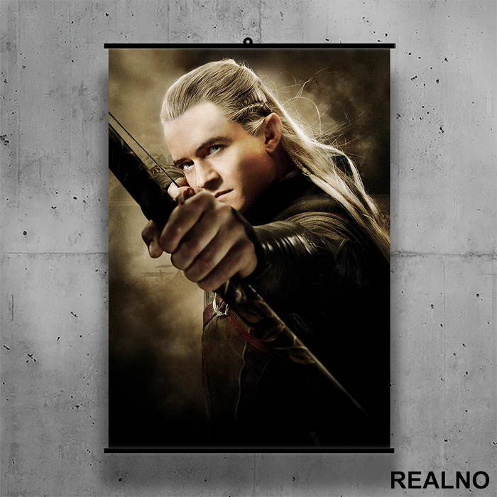 Legolas - Lord Of The Rings - LOTR - Poster sa nosačem