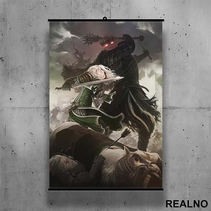 Battle - Lord Of The Rings - LOTR - Poster sa nosačem