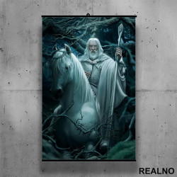 Gandalf the White - Lord Of The Rings - LOTR - Poster sa nosačem Gandalf the White - Lord Of The Rings - LOTR - Poster sa nosačem