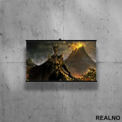 Sauron And Mordor - Lord Of The Rings - LOTR - Poster sa nosačem Sauron And Mordor - Lord Of The Rings - LOTR - Poster sa nosačem
