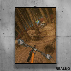Perspective - Mountain Bikes - MTB - Poster sa nosačem