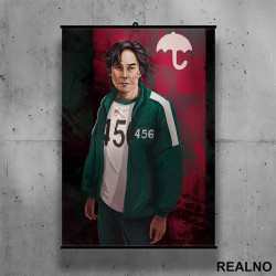 Seong Gi-hun - Player 459 - Squid Game - Poster sa nosačem