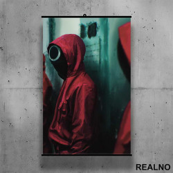 Circle Guard In Front Of The Room - Squid Game - Poster sa nosačem 