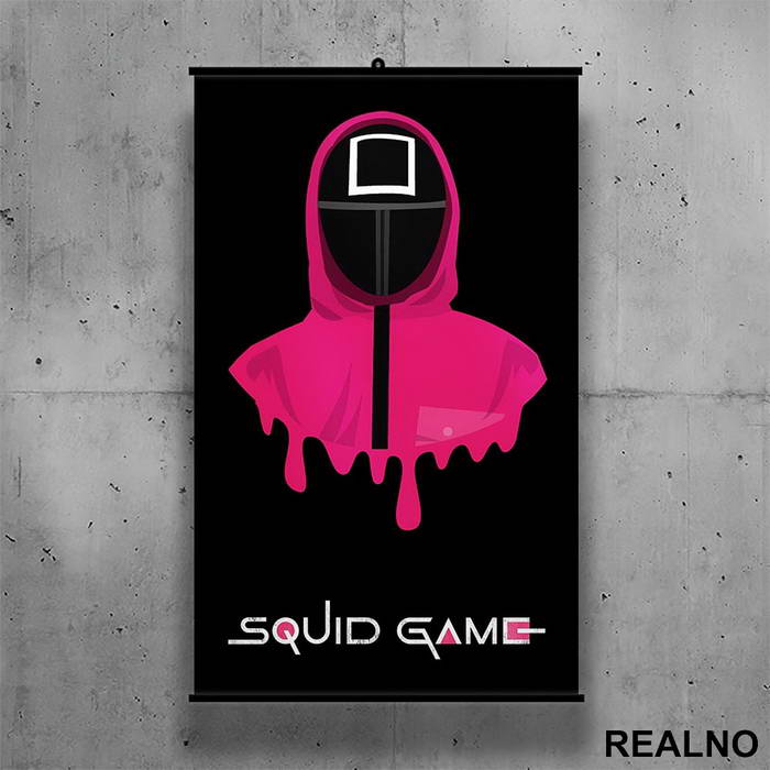 Square Guard And Logo - Squid Game - Poster sa nosačem