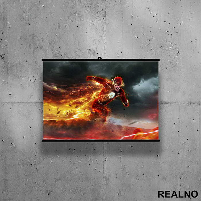 Running - The Flash - Poster sa nosačem