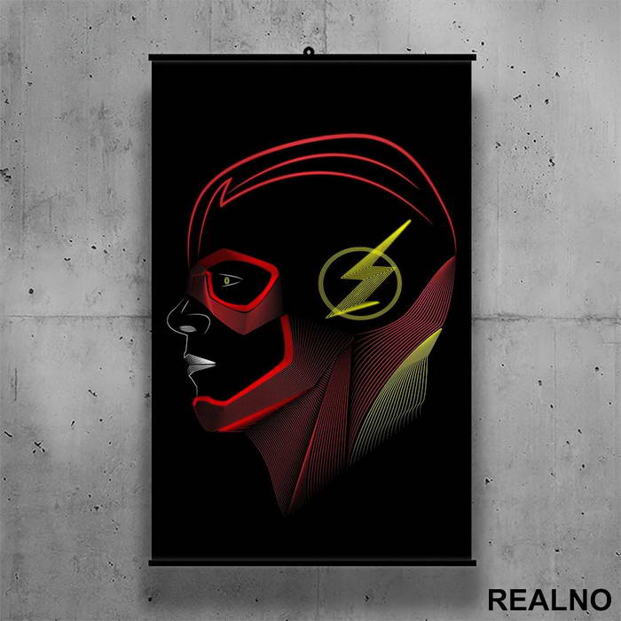 Outlines - The Flash - Poster sa nosačem