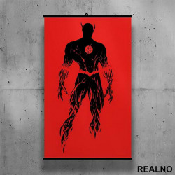 Black Silhouette - The Flash - Poster sa nosačem Black Silhouette - The Flash - Poster sa nosačem
