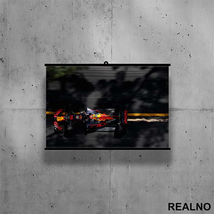 On The Track - Max Verstappen - Formula 1 - Poster sa nosačem