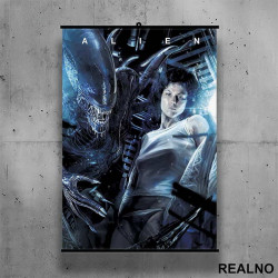 Blue - Alien - Poster sa nosačem Blue - Alien - Poster sa nosačem