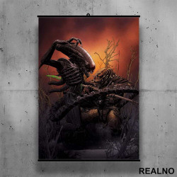 Fight With Predator - Alien - Poster sa nosačem Fight With Predator - Alien - Poster sa nosačem