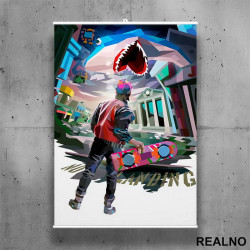 No Landing - Back to the Future - Poster sa nosačem