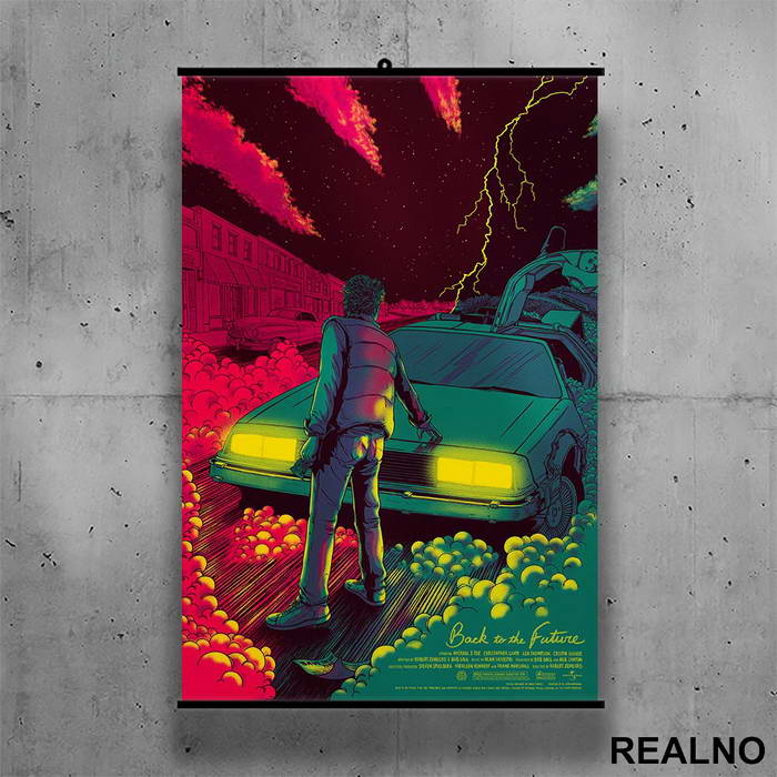 Colors - Back to the Future - Poster sa nosačem