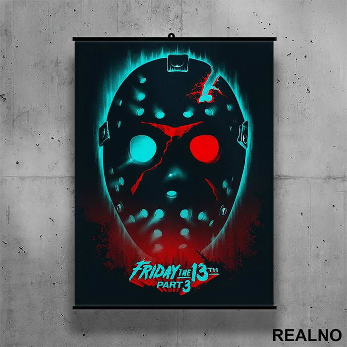 Mask - Friday the 13th - Poster sa nosačem