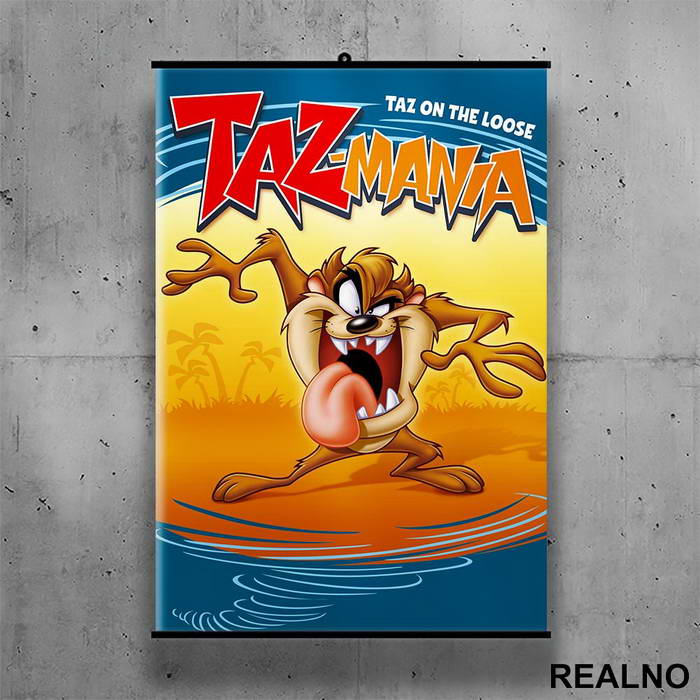 Tasmanijski Đavo - Crtani Film - Poster sa nosačem
