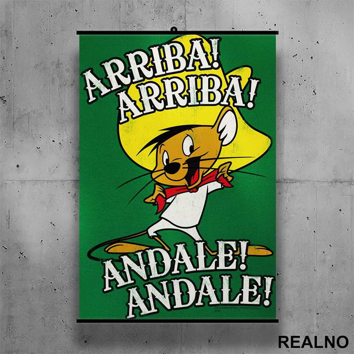 Brzi Gonzales - Ariba, Ariba - Crtani Film - Poster sa nosačem