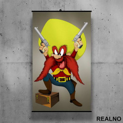 Sima Strahota Sa Pištoljima - Crtani Film - Poster sa nosačem